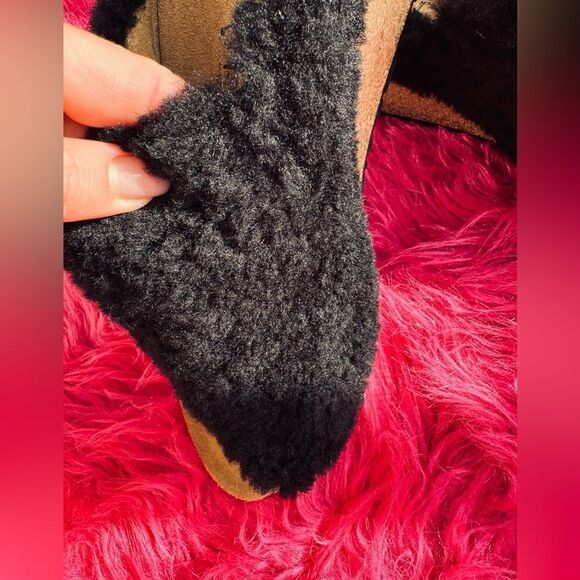 BIRKENSTOCK Papillio Women's Namica Teddy Shearling Black Sz 9 - Picture 7 of 8